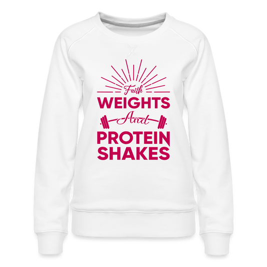 Women’s Premium Sweatshirt - white