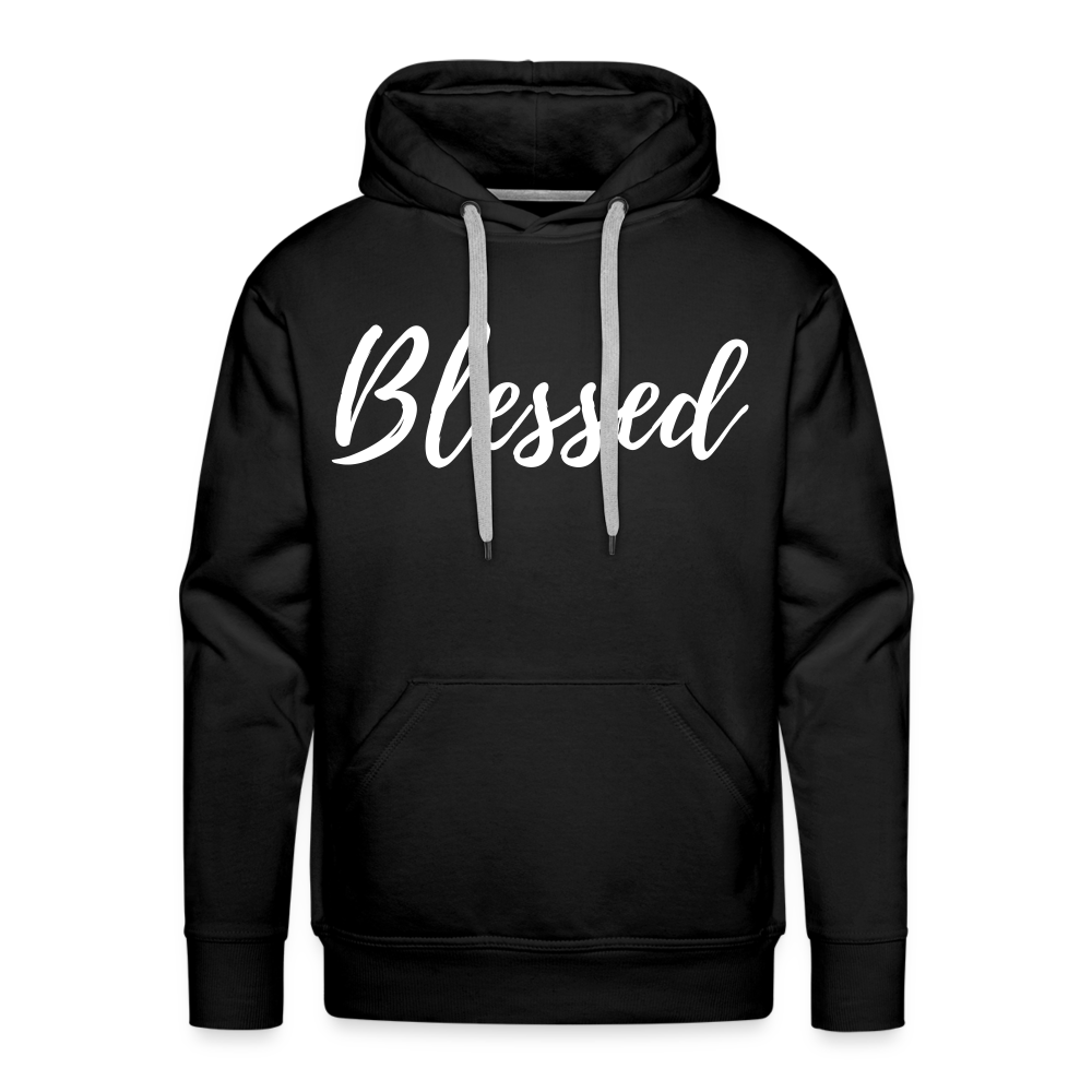 Men’s Premium Hoodie "Blessed" - black