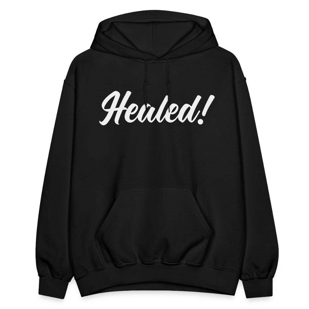 Women's Gildan Heavy Blend Adult Zip Hoodie "Healed" - black